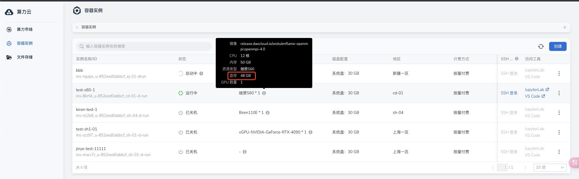 Web Page GPU Memory